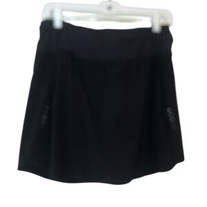 Athleta Black A-Line Skirt with built in shorts